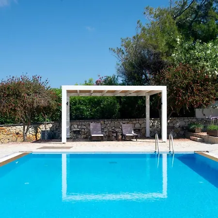 Beachfront Victoras - With Private Villa *