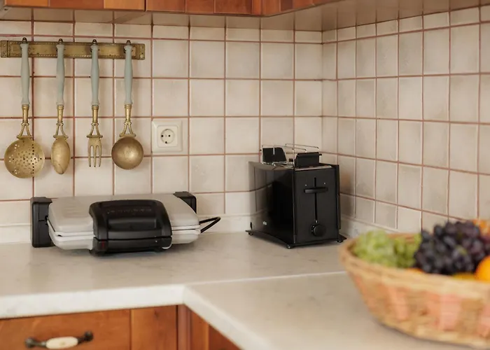 Villa Beachfront Victoras - With Private Sidárion